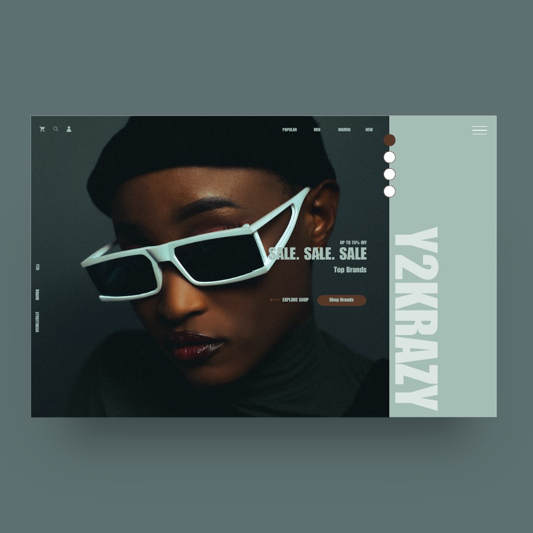 Y2Krazy — Streetwear / Eyewear design by Lynxio Studio